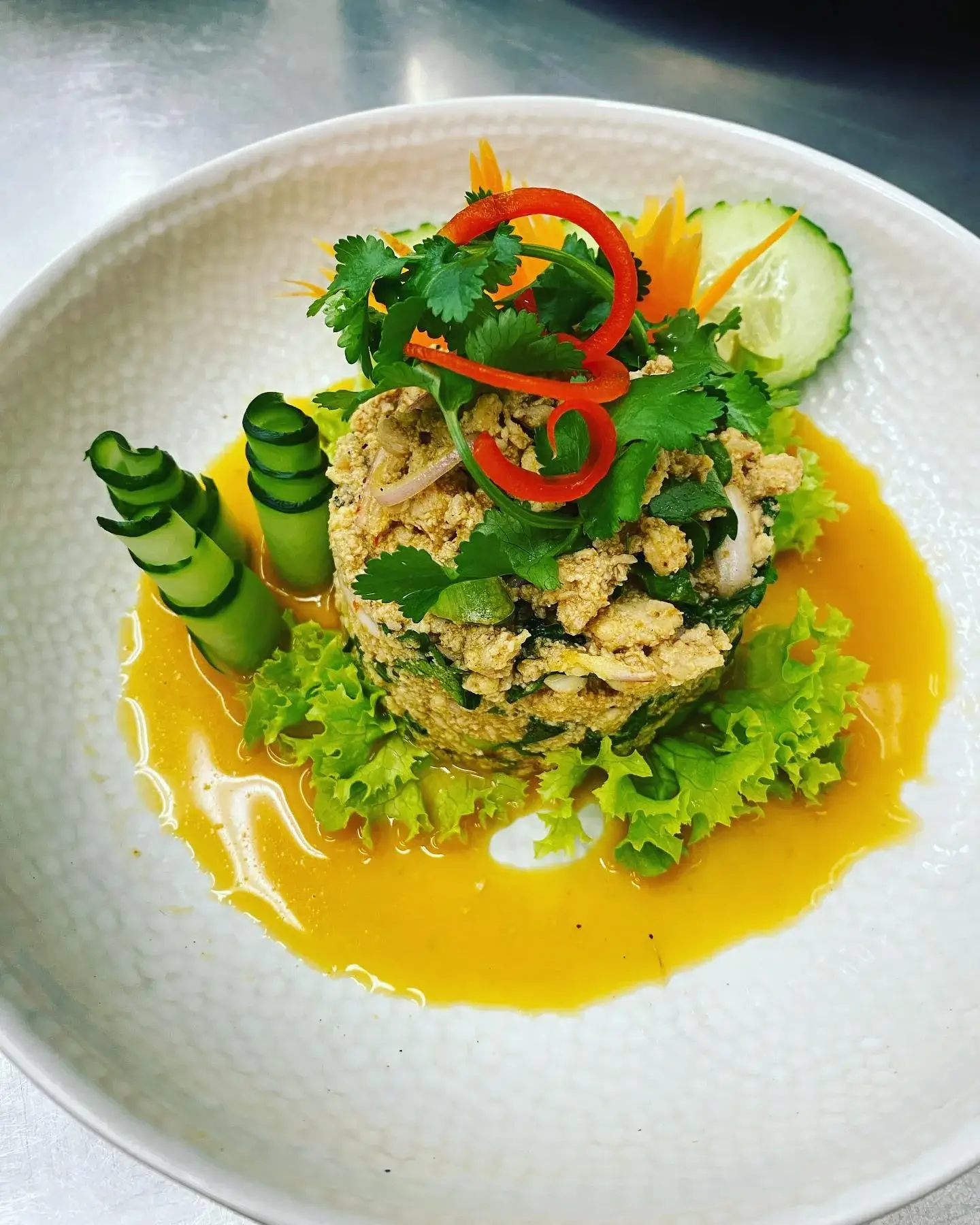 Plat végétarien du restaurrant Lek Thai Chef